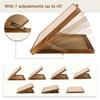 Lavievert 2 in 1 Reversible Jigsaw Puzzle Board, Angle & Height Adjustable Wooden Puzzle Plateau Easel for Adults, Portable Tilting Table with Non-Slip Surface for 1000 & 1500 Piece Puzzles view 3