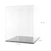 Clear Acrylic Display Case-Assemble Countertop Box for Display-Clear Display Box,Dustproof Protection Showcase for Toy Collectibles (12*12*12inch) view 2