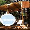 Dakzhou Set of 6 Permanent AntiRust Heavy Duty Swing Hangers 180 Bearing Swing 1500 LB Capacity sandbag Yoga Swing Hammock Chair,11" view 3