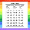ZOCO - Word Search for Kids - Mini Activity Pads (50 Bulk Pack with Crayons) - Party Favors, Goodie Bag Stuffers, Activities for Kids view 2