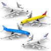 Tcvents Airplane Toys, Metal Plane Pull Back Airplane Toys for 3 4 5 6 7 Years Old Boys Girls, Die Cast Aircraft Plane Models, Kids' Play Vehicles Aeroplane Airplanes for Kids Birthday Gift view 1