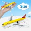Tcvents Airplane Toys, Metal Plane Pull Back Airplane Toys for 3 4 5 6 7 Years Old Boys Girls, Die Cast Aircraft Plane Models, Kids' Play Vehicles Aeroplane Airplanes for Kids Birthday Gift view 3