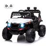 Kids Ride On Vehicle with Remote Control, 12V Battery Powered Electric Vehicle for Toddlers Kids with Spring Suspension,LED Lights,FM,AUX Port,Music,USB, White view 1