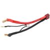 RC Connection Line, RC Car Cable 130mm T Plug Female Stable 90 4MM Banana Plug Male with 2mm for Lithium Battery view 1