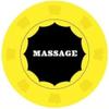 Massage Poker Chips - 10 PCS 43MM Ceramic view 1