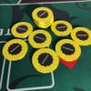 Massage Poker Chips - 10 PCS 43MM Ceramic view 2