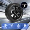 AllinRC PreGlued 12mm Hex Hubs Wheel Rims&2.56" Rubber Tires for 1/10 On-Road Touring Car Drift for Traxxas 4tec 2.0 3.0 Tamiya TT02 TT01 HPI RS4 HSP Flying Fish Wltoys 144001 Kyosho Fazer (Edition A) view 3