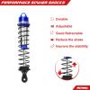 RCAWD Shock Absorber for Maxx 1/10 Upgrades, Front Rear RC Shocks Damper with Spring Adjustable Aluminum Parts for # 89086-4,# 89076-4, # 8961 Blue view 4