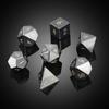 Hematite Dice Set DND,DNDND Full Set Real Stone Dice Set with Gorgeous Gift Case for Dungeons and Dragon and Tabletop Game (Hematite) view 2