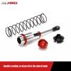 RCAWD Shock Absorber for Maxx 1/10 Upgrades, Front Rear RC Shocks Damper with Spring Adjustable Aluminum Parts for # 89086-4,# 89076-4, # 8961 Red view 2