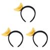 PRETYZOOM Banana Headband Plush Fruit Hair Hoop Party Cosplay Headwear Kids Birthday Costume Accessory view 1
