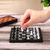 Magnetic Travel Chess Set Mini Fun Checkers with Portable Folding Chess Board Educational Toys for Family Board Games Christmas Party Favors Gifts, 2 Pcs view 3