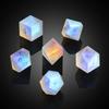 Frosted Rainbow Glass Dice Set DND, DNDND Full Set 7 Piece Matt Glass D and D Dice with Great Gift Box for Dungeons and Dragon D&D Tabletop Game (Frosted Rainbow) view 2