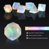 Frosted Rainbow Glass Dice Set DND, DNDND Full Set 7 Piece Matt Glass D and D Dice with Great Gift Box for Dungeons and Dragon D&D Tabletop Game (Frosted Rainbow) view 3