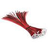 Chanzon 30 Pairs Jst1.25 mm 2 Pin Micro Plug Connector with 200mm UL1007 Tinned Copper Wire view 1