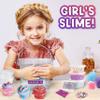 4 LB Huge Glassy Clear Slime Bucket Toy for Kids, FunKidz 64 FL OZ Premade Big Crystal Slime Pack Gift with 29 Sets Add-ins Jumbo Slime Kit for Girls Boys Party Present view 3