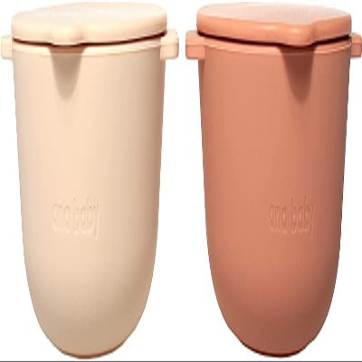 ana baby 2 Pack Silicone Bowls with Lids, for Babies and Toddlers, BPA Free, Dishwasher, Microwave, and Freezer Safe