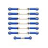 RCAWD Adjustable Aluminum Turnbuckles/Camber Link with Rod Ends Sets for Slash 4X4 / 2WD 1/10 Upgrade Parts,7 Pieces(Navy Blue)