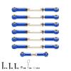 RCAWD Adjustable Aluminum Turnbuckles/Camber Link with Rod Ends Sets for Slash 4X4 / 2WD 1/10 Upgrade Parts,7 Pieces(Navy Blue) view 2