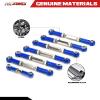 RCAWD Adjustable Aluminum Turnbuckles/Camber Link with Rod Ends Sets for Slash 4X4 / 2WD 1/10 Upgrade Parts,7 Pieces(Navy Blue) view 4