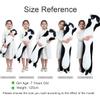 Giant Cat Pillow Plush Cartoon Kitty Sleeping Hugging Pillow, Cuddly Soft Long Kitten Body Pillow Doll Cat Cushion Toy for Kids Girlfriend (Black, 150cm/59inch) view 2