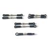 AMORIL 7PCS RC Pull Rod, RC Steering Metal Pull Rod 1/14 Four-Wheel Drive RC Car Pull Rod Metal Upgrade Sets view 1