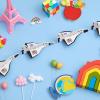 Lewtemi Set of 36 Gliders, Space Shuttle Toys Plane Flying Toys for Boys and Girls, Foam Airplane Glider for Outer Space Party Favors, Birthday Party Indoor and Outdoor view 3