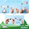 Lewtemi Set of 36 Gliders, Space Shuttle Toys Plane Flying Toys for Boys and Girls, Foam Airplane Glider for Outer Space Party Favors, Birthday Party Indoor and Outdoor view 4