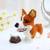 1380 Pieces Mini Building Blocks Animal Dog Husky Building Set - Mini Pets Companion 3D Puzzle Kit Toy Bricks Dog for Kids14 Years Old and Up (Crogi) view 1