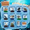 12 Pcs Fishing Decorations Gone Fishing Centerpieces Fish Party Decorations Honeycomb Party Supplies 3D Fishing Table Decor Fishing Birthday Party Supplies for Fathers Day Retirement Baby Shower view 2