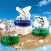 12 Pcs Fishing Decorations Gone Fishing Centerpieces Fish Party Decorations Honeycomb Party Supplies 3D Fishing Table Decor Fishing Birthday Party Supplies for Fathers Day Retirement Baby Shower view 4