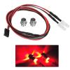 2PCS 5mm Headlights RC Accessory ,RC LED Light,RC Car Truck Lights,LED Flashing Light System for RC Car,for 1/10 Model Drift Car Vehicle (4), RC LED Light,2PCS 5mm Headlights RC Accessory ,RC RC view 1