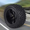 4pcs 1/10 RC Rubber Tyre Set Wheel Tires,RC Tires,Wheel Tyres Rubber Tire With Hubs,Truck Rubber Tyres for ZD Racing Buggy Crawler Car (Black), RC Tires, 4pcs 1/10 RC Rubber Tyre Set Wheel Tires view 4