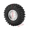 Pilipane RC Rubber Tyre Set Wheel Tires, RC Tires, 4Pcs Wheel Tyres Rubber Tire with Hubs, Truck Rubber Tyres for 1/10 Scale RC Crawler Truck Car, RC Tires, RC Rubber Tyre Set Wheel Tires, 4Pcs Whee view 2