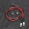 2PCS 5mm Headlights RC Accessory ,RC LED Light,RC Car Truck Lights,LED Flashing Light System for RC Car,for 1/10 Model Drift Car Vehicle (1), RC LED Light,2PCS 5mm Headlights RC Accessory ,RC RC view 4
