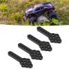 4pcs/Set Durable Aluminium Alloy Adjustable Angle Height Damping Mount Base Plate for 1/10 Crawler Car Accessory(Black),RC Car Shock Damper Mount, RC Car Shock Damper Mount,4pcs/Set Durable Alumi view 2