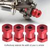 RC 12mm Metal Wheel Drive Hex Hub Adapter,Hex Wheel Hub Metal Adaptor, RC Hex Adaptor for Traxxas for HSP for Redcat Remote Control Crawler (L), Hex Wheel Hub Metal Adaptor,RC 12mm Metal Wheel Dr view 3