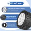 Pre-Glued GoHobby 1/10 RC Truck Tires 2.8" and 12mm Hex Wheels Fits for Traxxas Slash Rustler 4X4 Redcat Volcano EPX Pro Team Associated MT10 (Set of 4) view 4