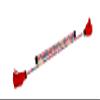 Zeekio Z-Stix Professional Juggling Flower Sticks-Devil Sticks and 2 Hand Sticks, Beginner Friendly - Festival Series (Banshee 17" HS 26" Stick, Red Tie Dye) view 4