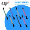 Zeekio Z-Stix Professional Juggling Flower/Devil Sticks and 2 Hand Sticks, Beginner Friendly - Solid Series (Banshee 17" HS 26", Green) view 2
