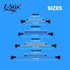Zeekio Z-Stix Professional Juggling Flower/Devil Sticks and 2 Hand Sticks, Beginner Friendly - Solid Series (Banshee 17" HS 26", Green) view 3