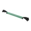 Zeekio Z-Stix Professional Juggling Flower/Devil Sticks and 2 Hand Sticks, Beginner Friendly - Solid Series (Banshee 17" HS 26", Green) view 4