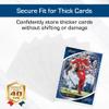 BCW Thick Trading Card Sleeve - 500 ct | Crystal Clear Polypropylene Protective Sleeves for Collectible Cards | Card Protector Sleeves Holds Trading Cards Up To 240pt | Fits Thick-Card Topload Holders view 3