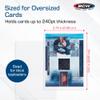 BCW Thick Trading Card Sleeve - 500 ct | Crystal Clear Polypropylene Protective Sleeves for Collectible Cards | Card Protector Sleeves Holds Trading Cards Up To 240pt | Fits Thick-Card Topload Holders view 4