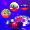 Light up Car, Sensory Transparent Toy for Kids, Toddlers - Bump and Go Racing Car with Moving Gears, Music, & LED Lights  Educational Vehicle for Kids with Autism, Special Needs  Fun Birthday Gift view 3