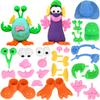 Ready 2 Learn Dough Character Accessories | Set of 52 | 21 Different Shapes | Playdough Accessories for Kids | Create Whacky Animals and Characters view 1