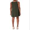 NINE WEST womens Jen Swing Business Casual Dress, Battle Green, Small US view 2