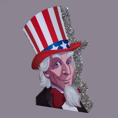 Anderson's Uncle Sam Head Parade Float Decorating Kit, Patriotic Decorations, 4th of July Parade Supplies