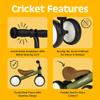 Retrospec Cricket Baby Walker Balance Bike with 4 Wheels for Ages 12-24 Months - Baby Toys & Toddler Toys for 1 Year Olds - Ride On Bicycle - Boys & Girls view 2