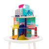 Stokke MuTable Heroes Playhouse - Includes Superhero Cave, Firehouse, Adventure House & Police Station - Made of Wood, Screw-Free Assembly view 1